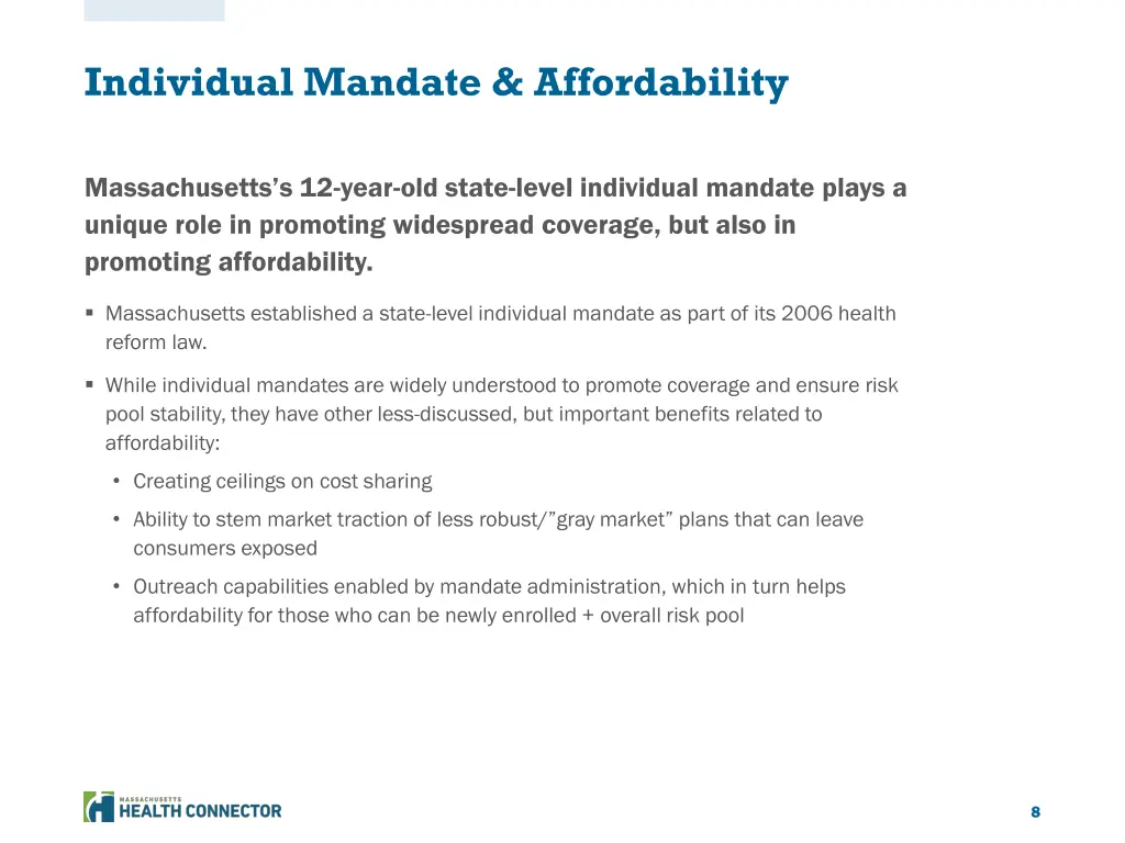 individual mandate affordability