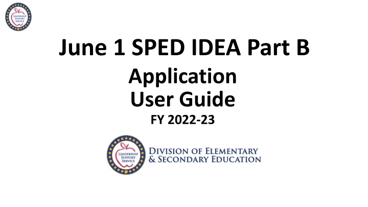 june 1 sped idea part b application user guide