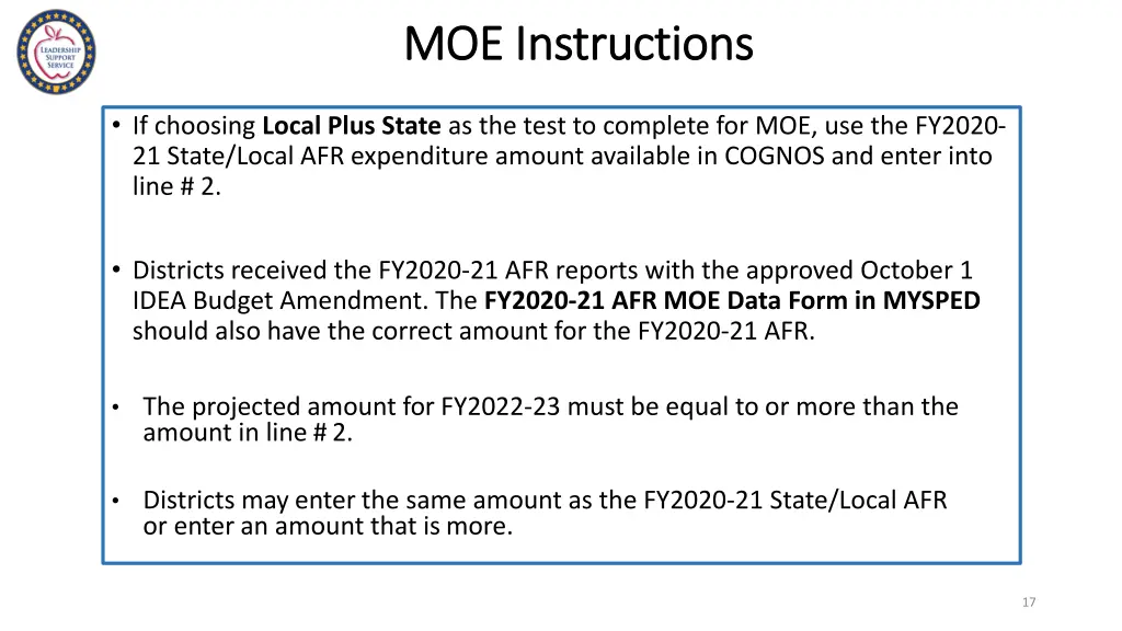 moe instructions moe instructions