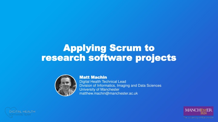 applying scrum to applying scrum to research