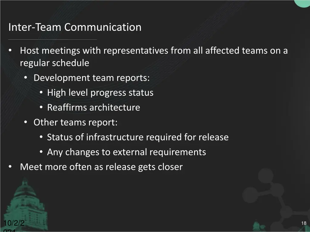 inter team communication