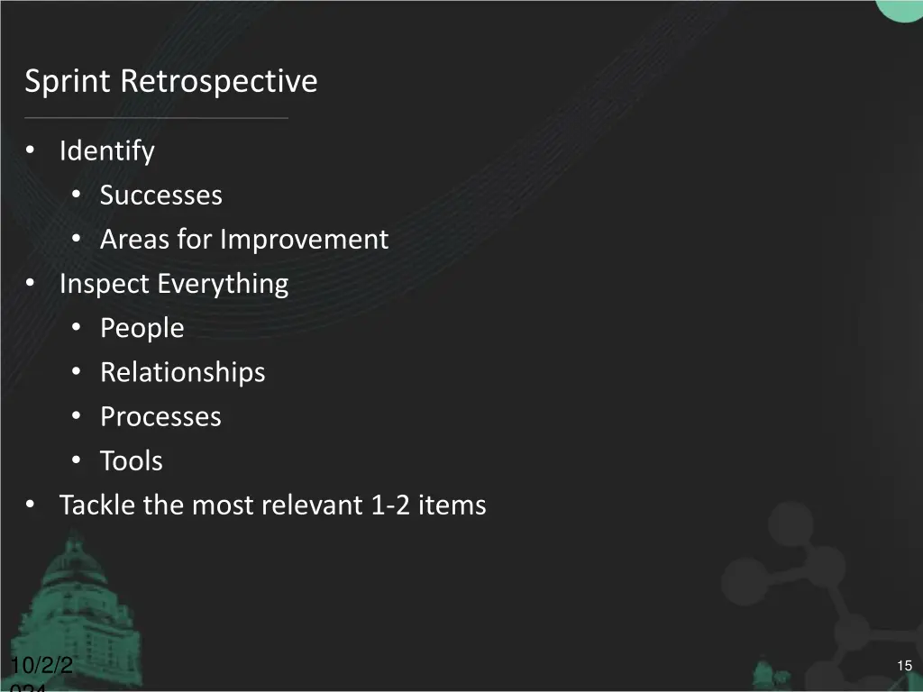 sprint retrospective