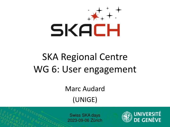 ska regional centre wg 6 user engagement