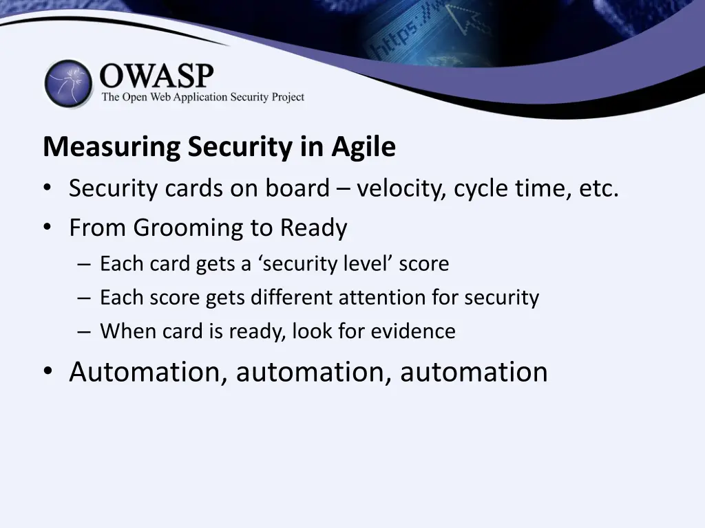 measuring security in agile security cards