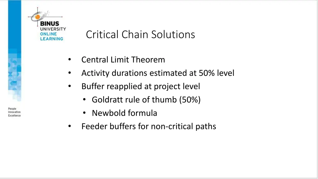 critical chain solutions