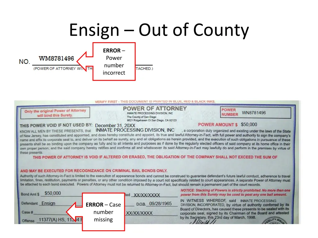 ensign out of county 1