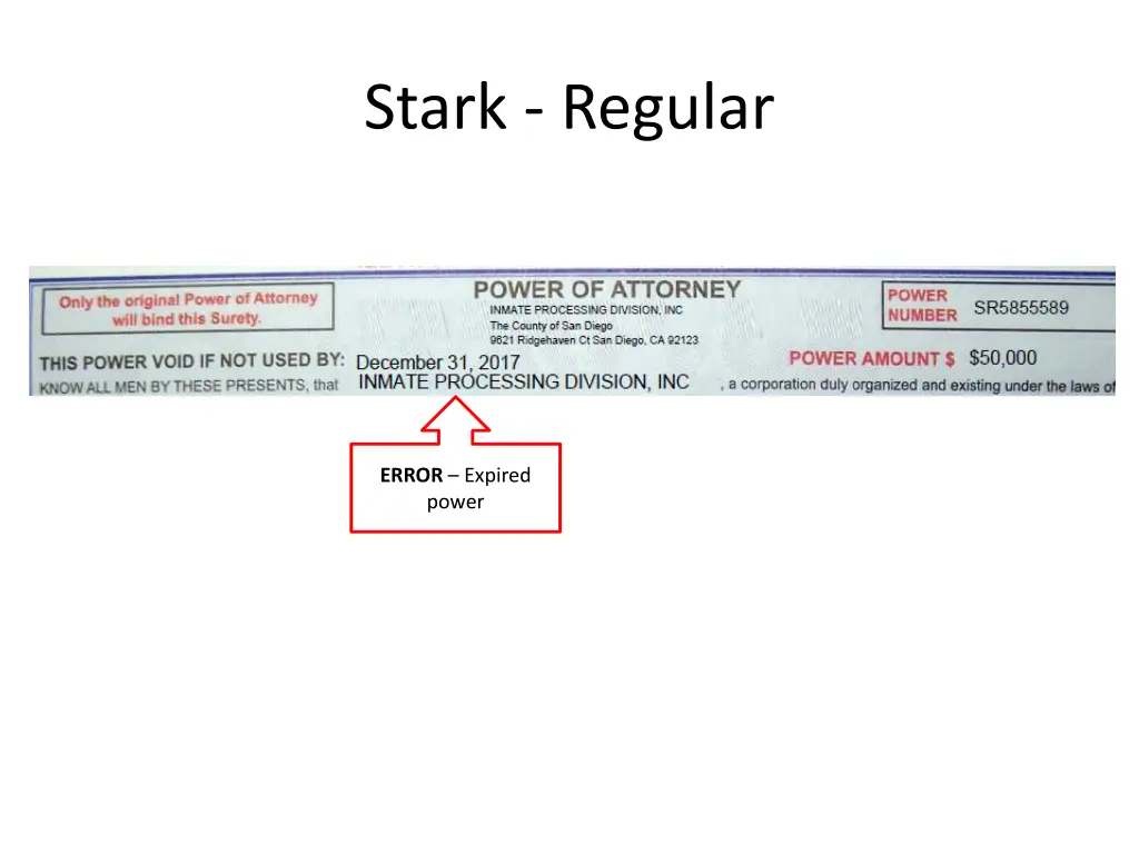 stark regular