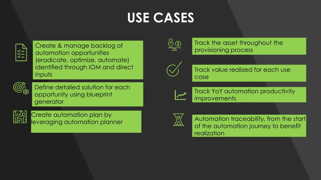 use cases