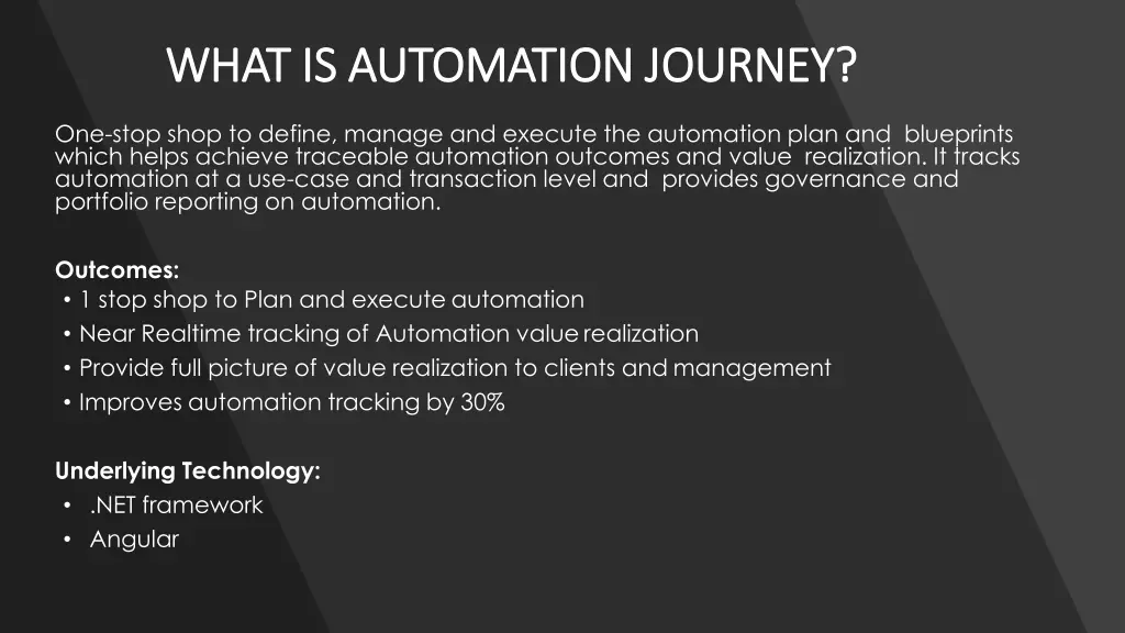 what is automation journey what is automation