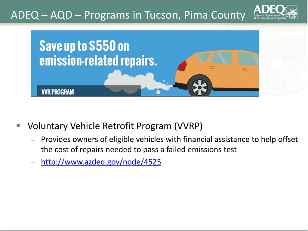 adeq aqd programs in tucson pima county 1