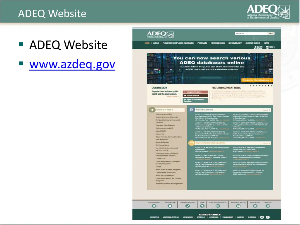 adeq website