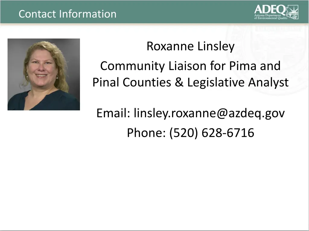 contact information