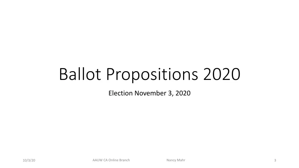 ballot propositions 2020