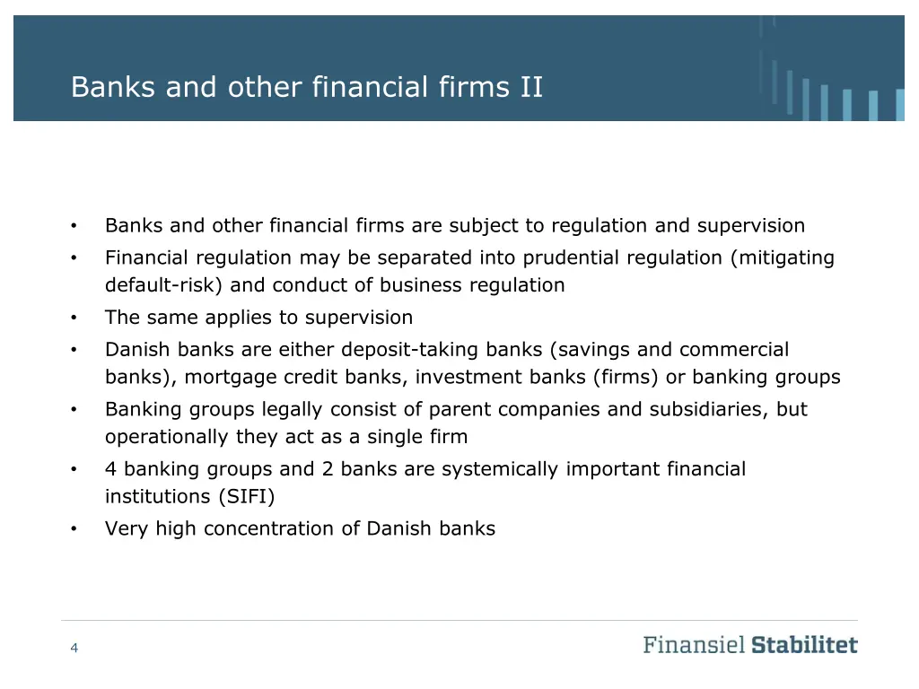 banks and other financial firms ii