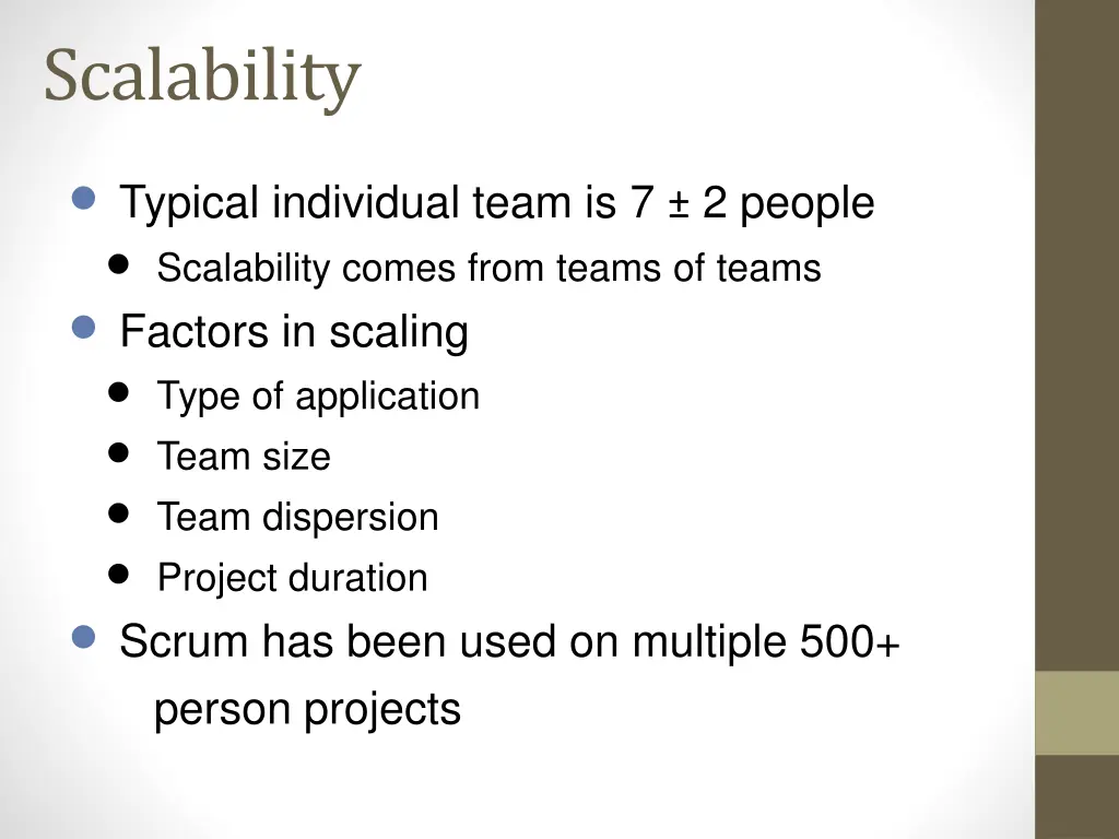 scalability