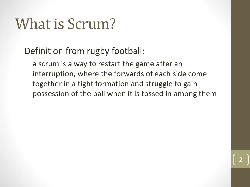 what is scrum