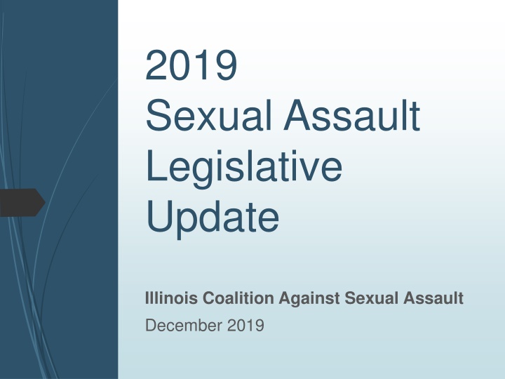 2019 sexual assault legislative update