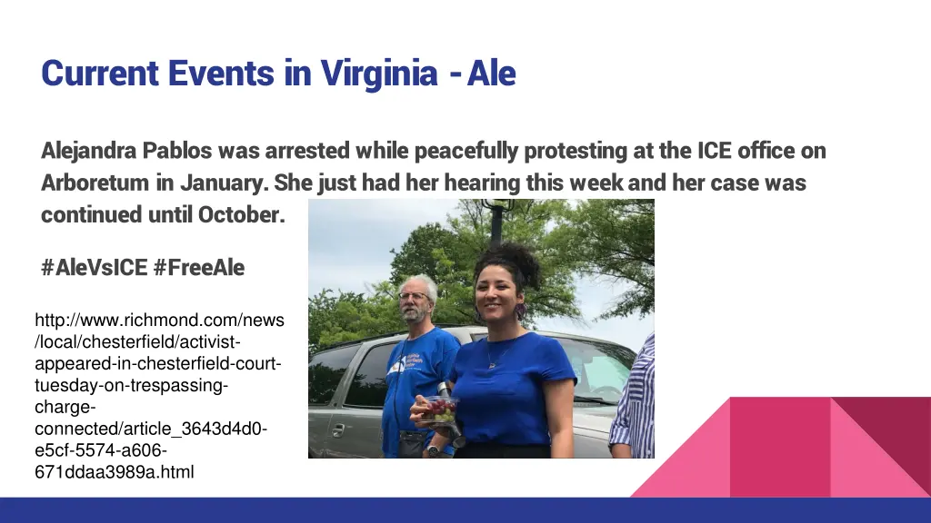 current events in virginia ale