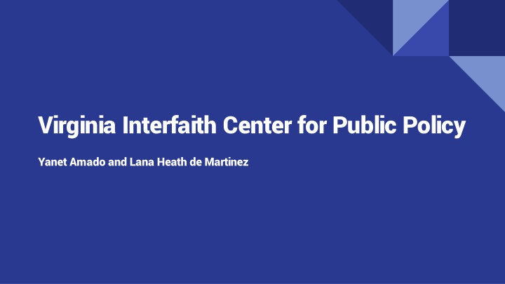 virginia interfaith center for public policy