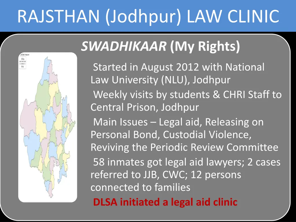 rajsthan jodhpur law clinic