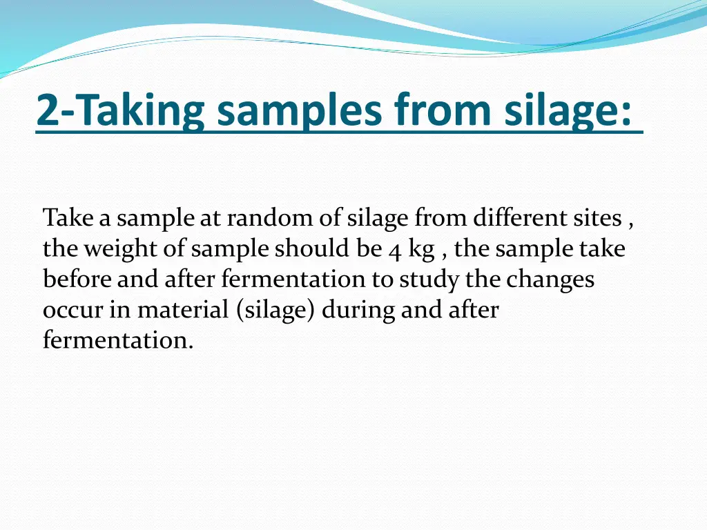 2 taking samples from silage