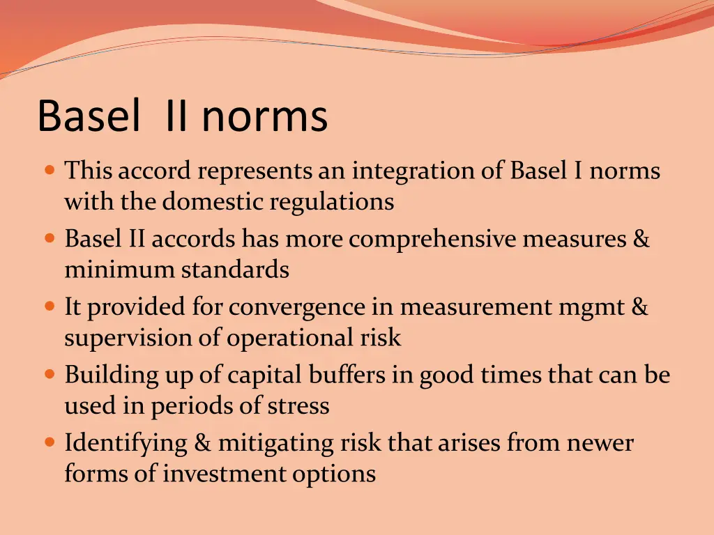 basel ii norms