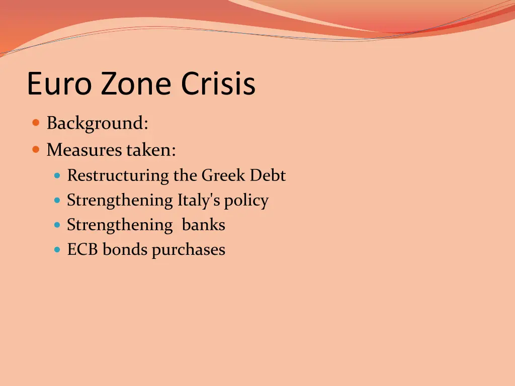 euro zone crisis