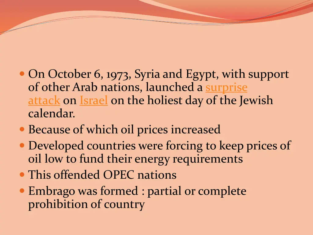 on october 6 1973 syria and egypt with support