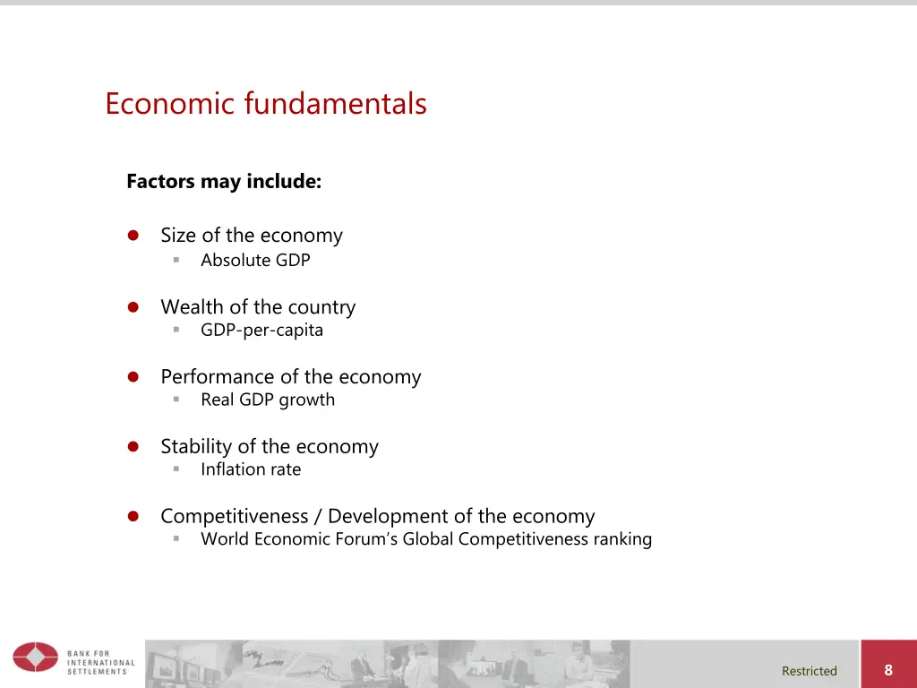 economic fundamentals