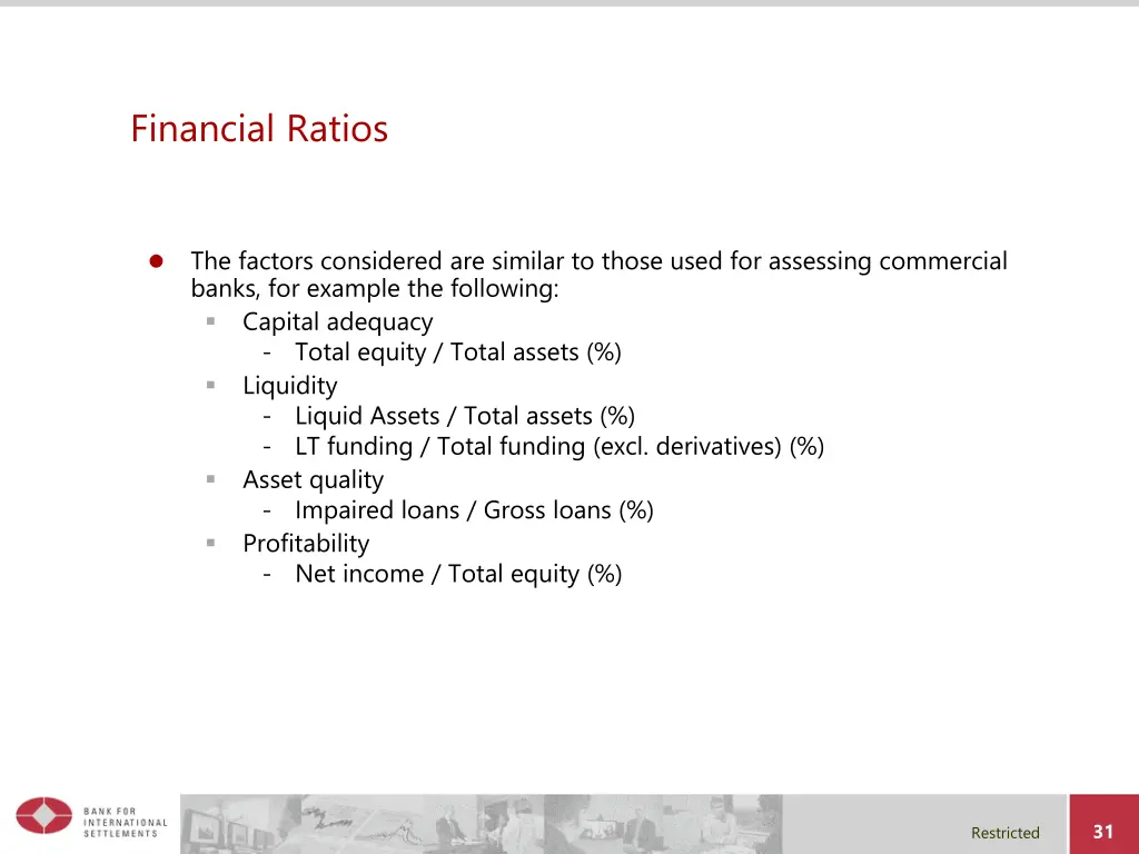 financial ratios