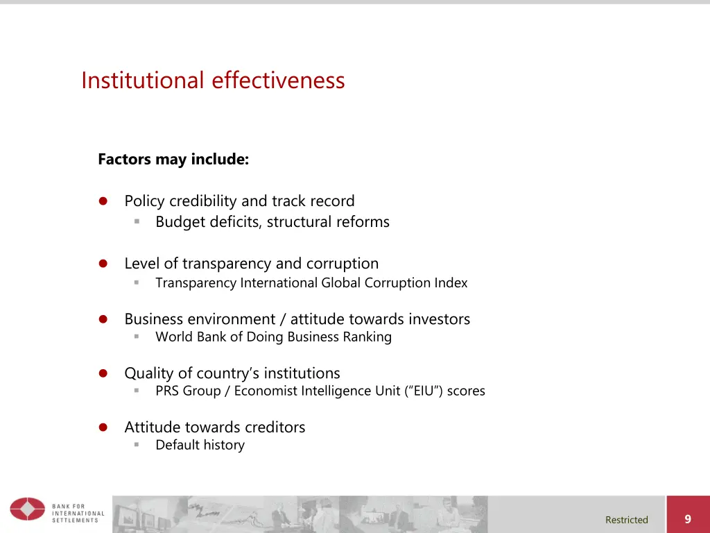 institutional effectiveness