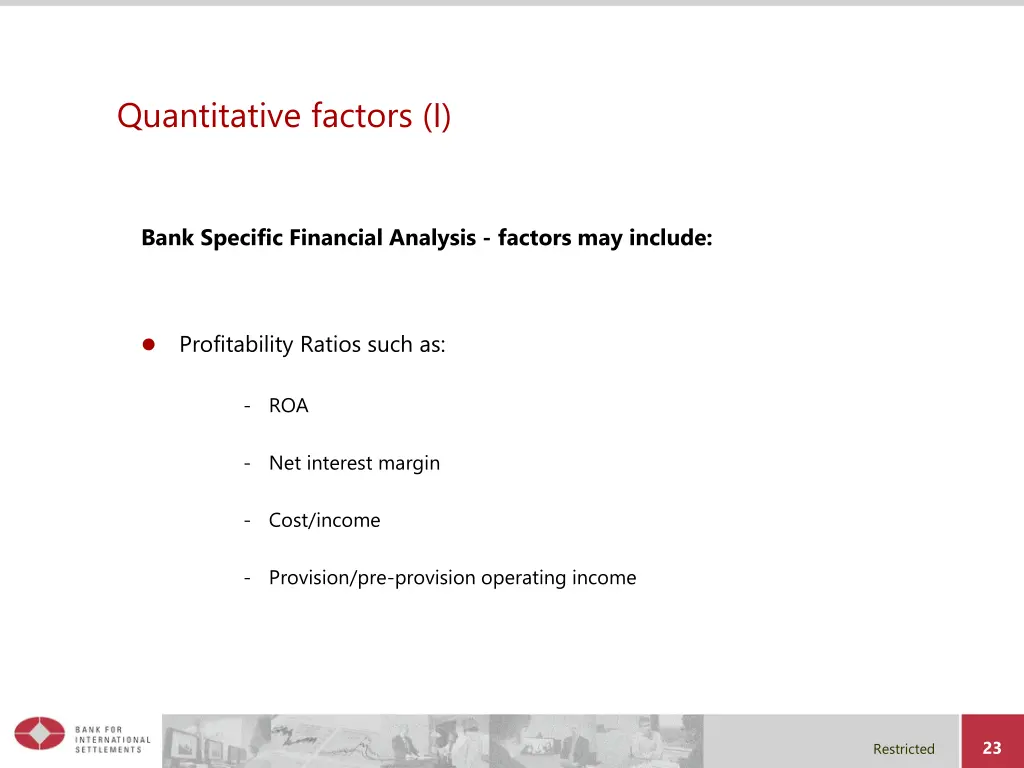 quantitative factors i