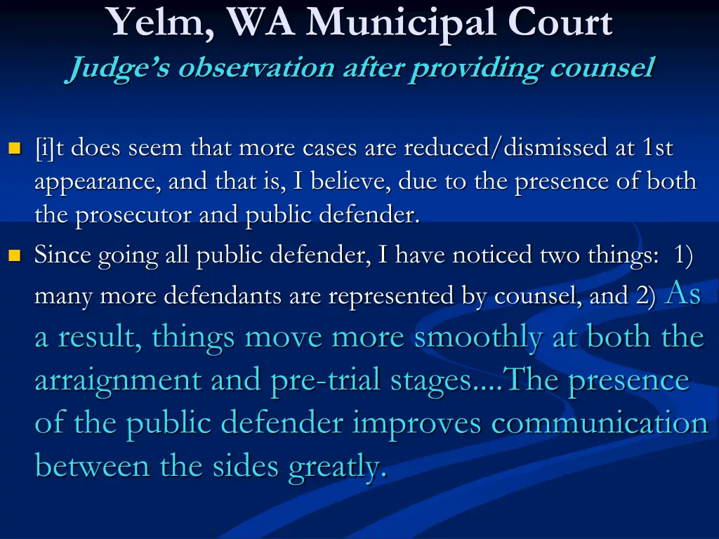 yelm wa municipal court judge s observation after