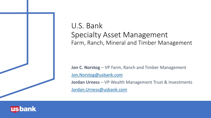 u s bank specialty asset management farm ranch