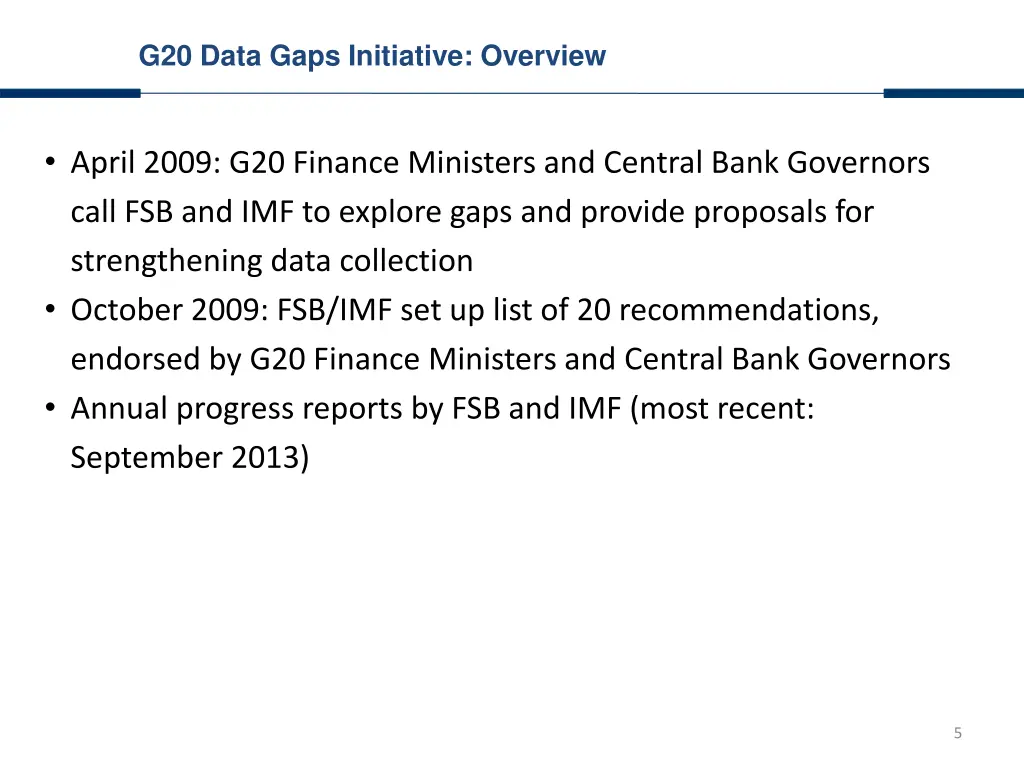 g20 data gaps initiative overview