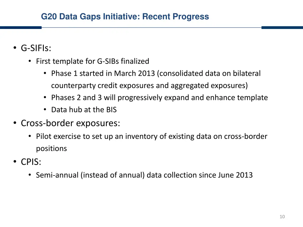 g20 data gaps initiative recent progress