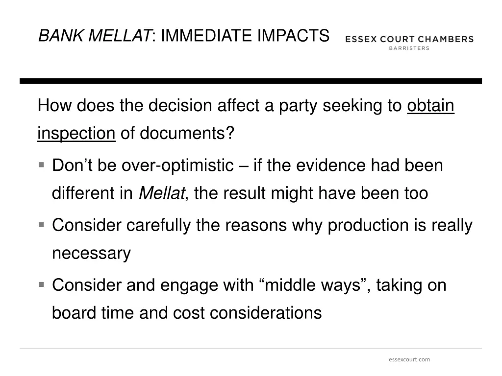 bank mellat immediate impacts 1