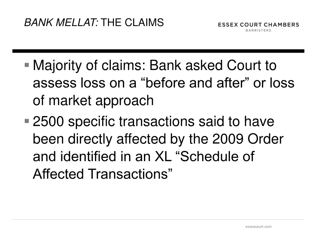 bank mellat the claims 2