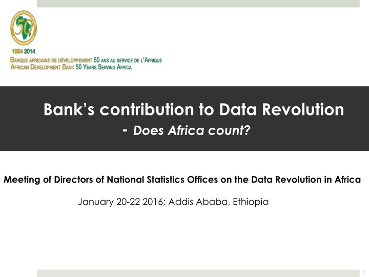 bank s contribution to data revolution does