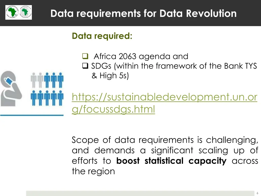 data requirements for data revolution