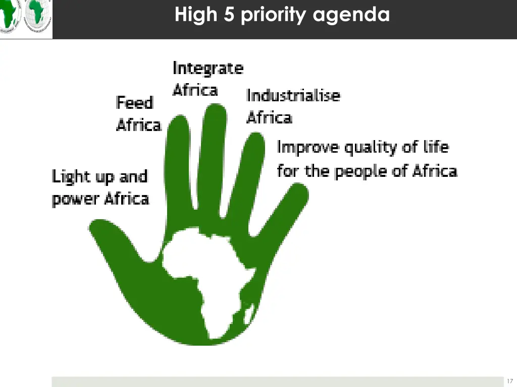 high 5 priority agenda