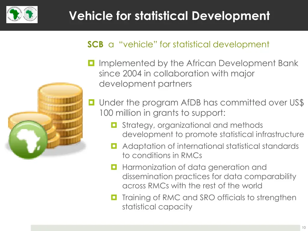 vehicle for statistical development