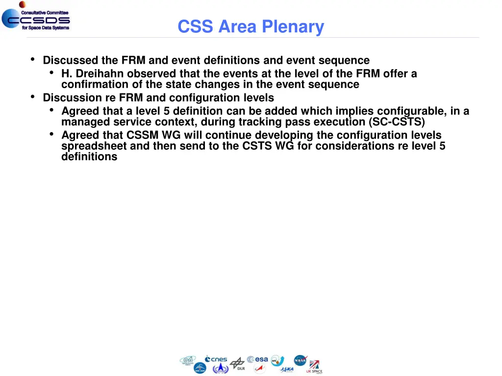 css area plenary