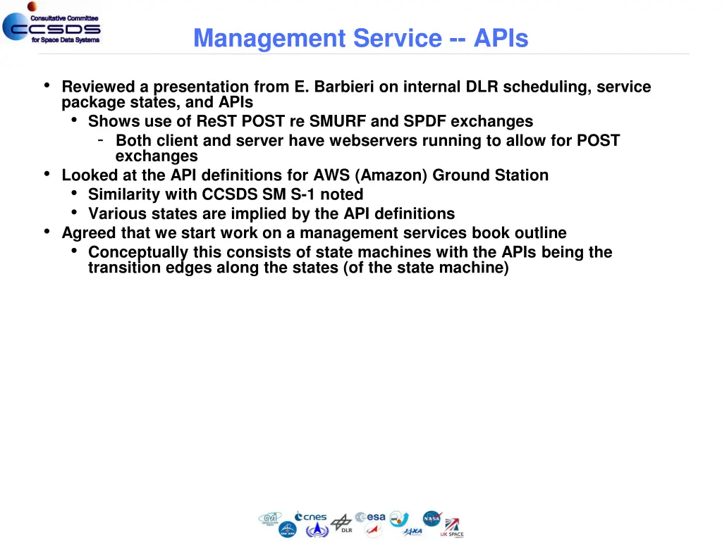 management service apis