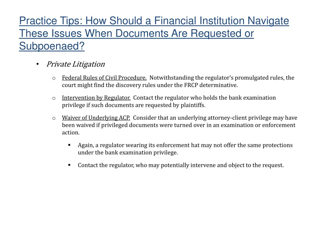 practice tips how should a financial institution 3