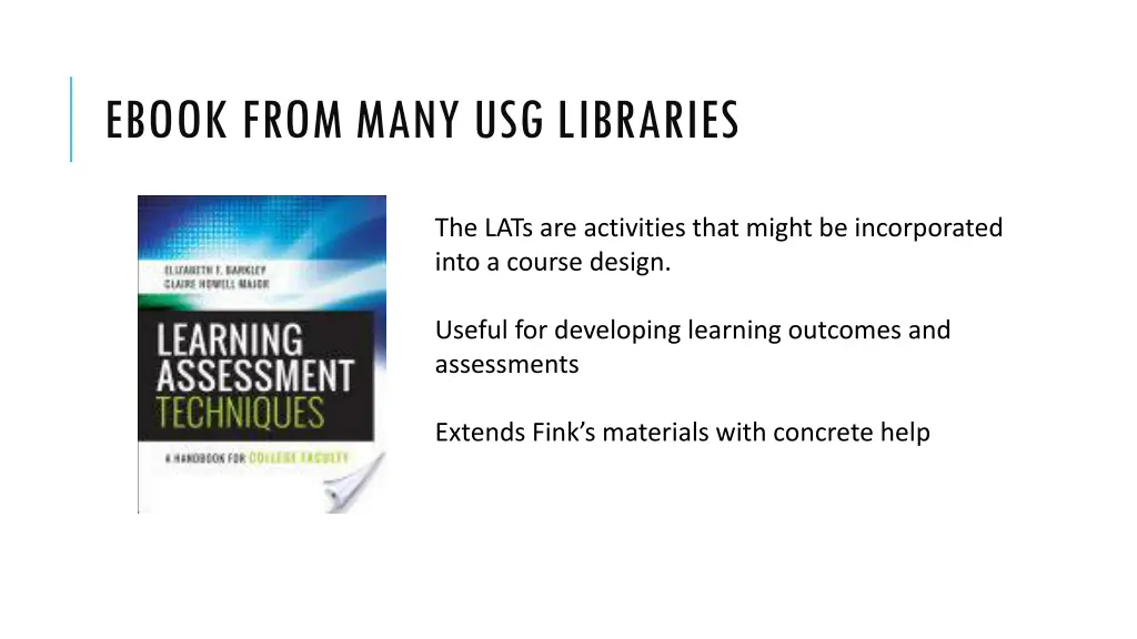 ebook from many usg libraries