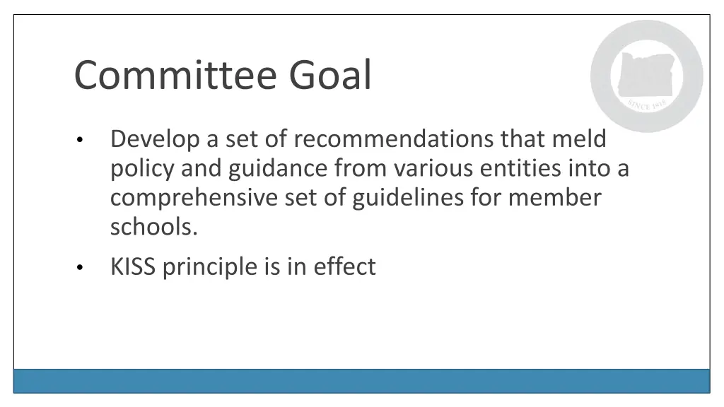 committee goal