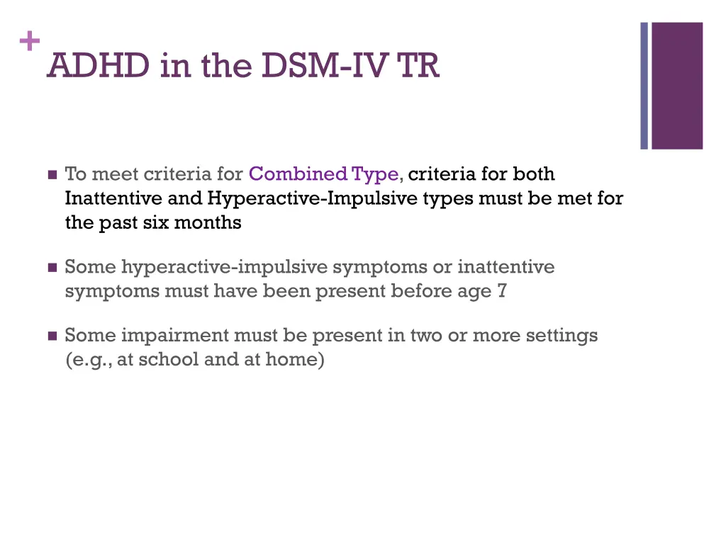 adhd in the dsm iv tr 2