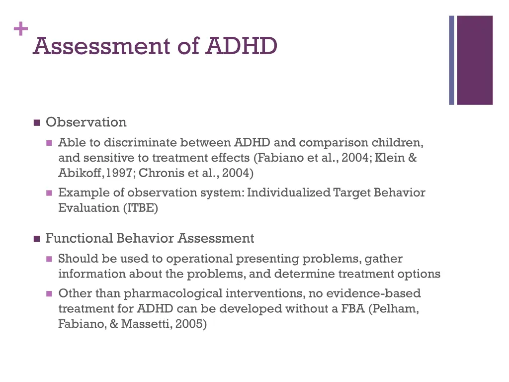 assessment of adhd 2