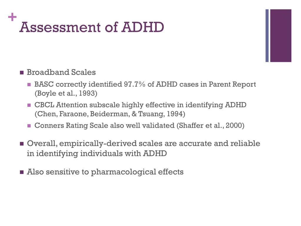 assessment of adhd